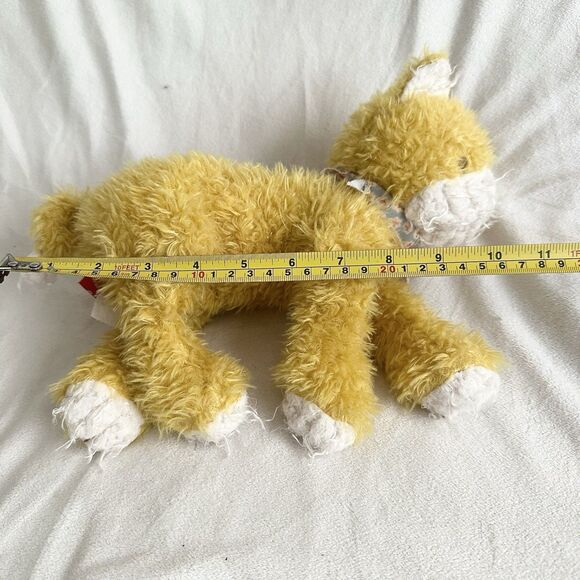 Bunnies By The Bay Yellow Alley Cat Kitten Bandana Together At Last Stuffed Toy - Picture 7 of 7